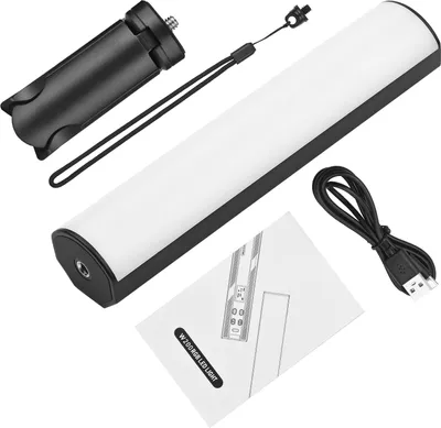 Obrázok produktu pre RGB video svetlo, fotografické výplňové svetlo, RGB LED výplňové svetlo, prenosné výplňové svetlo, RGB fotografická osvetľovacia súprava, ručné video svetlo