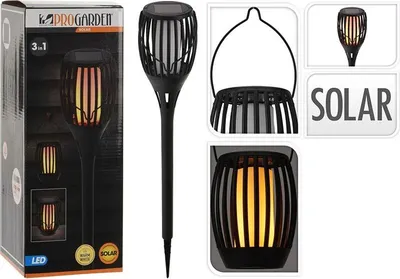 Obrázek produktu pro ProGarden KO-CX2100540 La solární zahradní pochodeň s efektem plamene 3v1 78 cm
