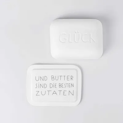 Produktbild von Guten Morgen. Butterdose "Glück"