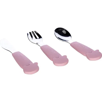 Produktbild von FreeON Edelstahl-Besteck-Set, rosa