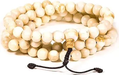 Obrázek produktu pro Mala Shell Natural 108 korálků - 0,8 cm