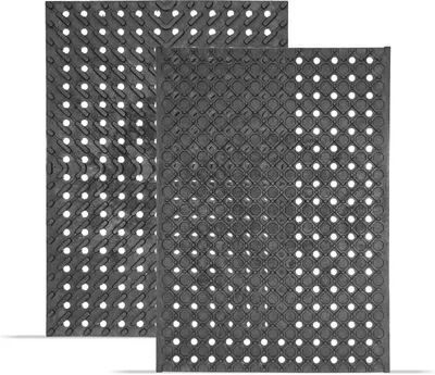 Produktbild von FG Kunststoffmatten Reitplatzmatten » gelocht « 20kg x 50 Stück 1000kg Palette