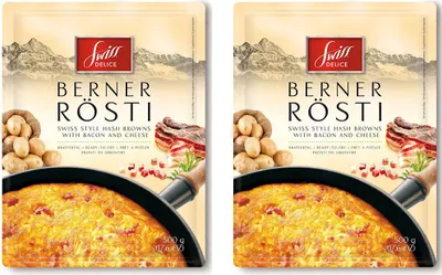 Produktbild von Berner Rösti mit geräuchertem Speck und Käse 2er-Set