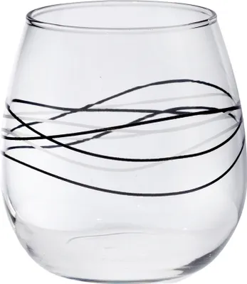 Produktbild von Trinkglas Stemlessline Schwarz