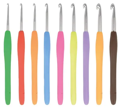 Immagine prodotto di Set di 9 ferri da maglia di diverse misure, da 2 a 6 mm