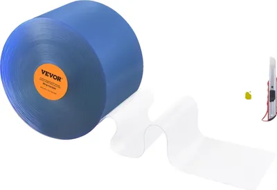 Zdjęcie produktu dla Kurtyna PVC, trwała, odporna na warunki atmosferyczne, 150 stóp x 8 cali