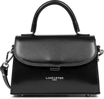 Image de Lancaster Sac rabat cuir Suave Even Noir