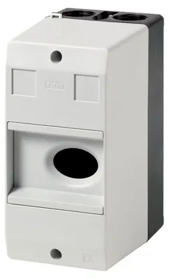Produktbild von Eaton Leergehäuse Aufbau, mit Schalter (L x B x H) 158 x 80 x 116.5 mm Grau CI-PKZ01 1 St