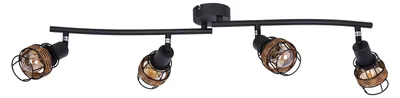 Produktbild von GLOBO 82340408, Schwarz, Metall, IP20, I, E14, LED