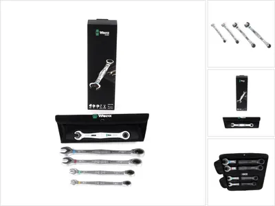 Obrázok produktu pre Wera Joker Set 4 pcs, 10,13,17,19 mm, Nerezová oceľ, Oceľ, Matte, Nemecko, CE