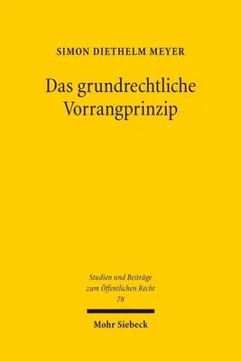 Obrázok produktu pre Das grundrechtliche Vorrangprinzip