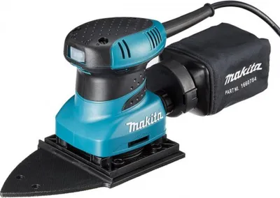 Image de Makita BO4565 - Ponceuse pentagonale - 160 Watt - DELTA - bleu/noir