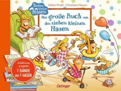 Obrázek produktu pro Das große Buch von den sieben kleinen Hasen