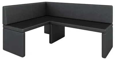 Image de Banc d'angle AKIKO Corner Bench 142x196 gauche - Ensemble de banc d'angle pour votre salle à manger, cuisine moderne, coin salon, coin repas. Parfait pour la cuisine, le bureau et la réception. Fabrication solide et robuste. Easy Care