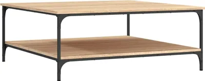 Obrázek produktu pro vidaXL Konferenční stolek Sonoma Dub 100x100x40 cm Materiál dřeva