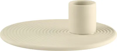 Produktbild von Blomus Kerzenhalter Nona, Kerzenständer, Porzellan, Vanilla, 12 cm, 66530