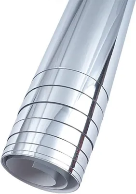 Produktbild von Wandspiegelaufkleber – Selbstklebende Spiegelfolie – Fliesen – Spiegelkarte – Badezimmerdekoration – 50 x 100 cm