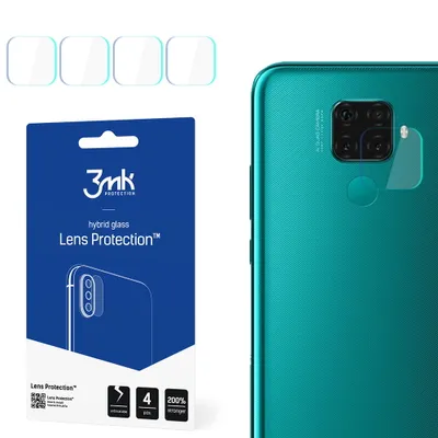 Produktbild von 3mk Hybridglas Lens Protection für Huawei Mate 30 Lite Kamera Objektiv Kameralinse 0,16mm 6H (4 Stück)