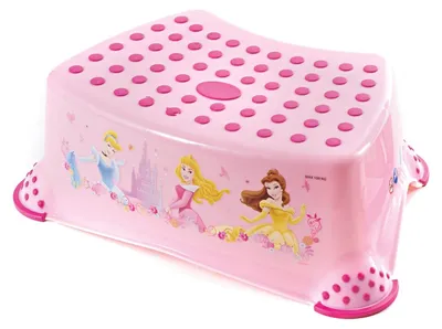 Immagine prodotto di Omgoods - Poggiapiedi LULABI con piedini rosa, ideale per la camera da letto