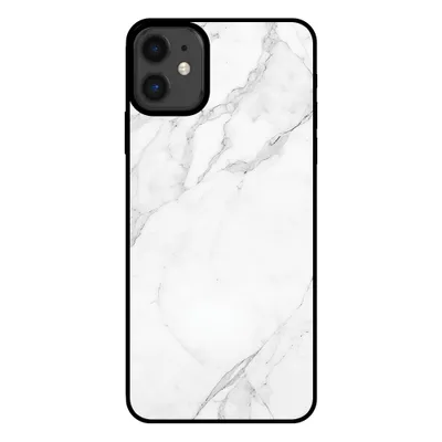 Produktbild von Smartphonica Handyhülle für iPhone 11 mit Marmordruck - TPU-Hülle mit Marmordesign - Weiß