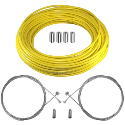 Produktbild von Fahrrad bremszug set bremszughülle bowdenzug fahrradbremszug bremskabel gelb