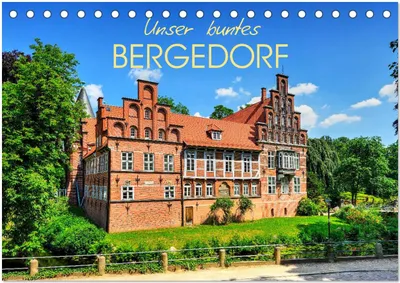 Produktbild von Unser buntes Bergedorf (Tischkalender 2025 DIN A5 quer), CALVENDO Monatskalender