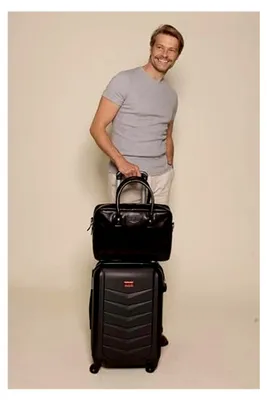 Produktbild von Gusti Aktentasche aus Leder - Fynn Damen- und Herren-Businesstasche Laptoptasche Ledertasche Bürotasche Unitasche aus Leder