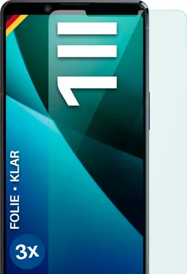 Produktbild von moex® 3x Schutzfolie kompatibel mit Sony Xperia 1 II - Displayschutzfolie dünn Folie, Klar