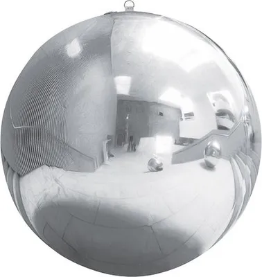 Immagine prodotto di Palla gonfiabile, specchio argento, 120 cm