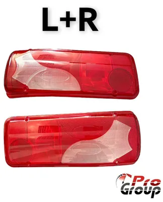 Produktbild von Für VW Crafter Pritsche Lichtscheibe Rücklichtglas Rückleuchte Links + Rechts