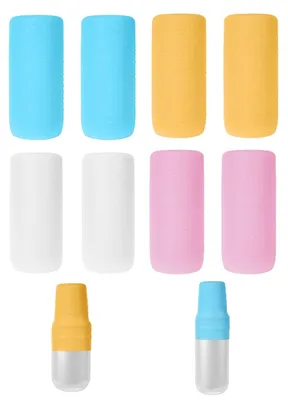 Obrázek produktu pro Silikonové obaly, elastické, 12 kusů, bez obsahu BPA, vhodné pro cestovní nádoby