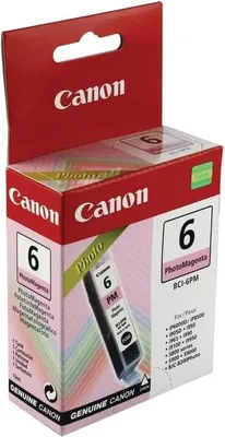Image de Canon BCI-6PM - Photo Magenta - original - réservoir d'encre - pour i90X, 9100, 950, 96X, 990, 99XX ; PIXMA iP6000, iP8500, MP450 ; S800, 820, 830, 900, 9000