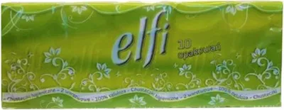 Obrázok produktu pre Elfi, Hygienické utierky 2-vrstvové, 10 balení x 10 kusov.
