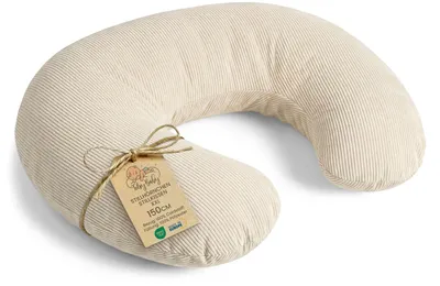 Produktbild von Stillkissen 150 cm C-Form Nursing Pillow Stillmond Hellbeige