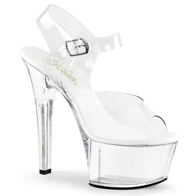 Produktbild von ASPIRE-608 Damen Sandale von Pleaser, Transparent , EU 37, US 7