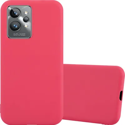 Image de Cadorabo Housse pour Realme GT 2 PRO Housse en rouge Housse pour portable TPU Silicone Etui Case Cover