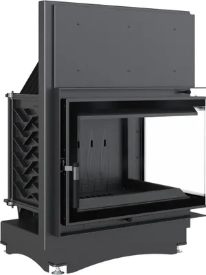 Immagine prodotto di Inserto per caminetto in ghisa KRATKI ZUZIA ECO DECO destro 12 kW Ø 200