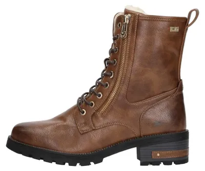 Produktbild von Mustang Veterschoenen Hoog Veterschoenen Hoog - Cognac - Maat 41