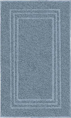 Produktbild von Kleine Wolke Frottiervorleger LODGE Stahlblau 50 x 80 cm