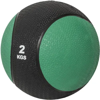 Obrázok produktu pre Gorilla Sports Medicinbal, zelený/čierny, 2 kg
