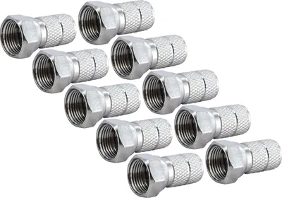 Produktbild von Schwaiger FST6510 531, F-Typ, Silber, 10 Stück(e)