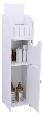 Produktbild von Badezimmerschrank Schmal Weiß PP Kunststoff 20x18x78cm