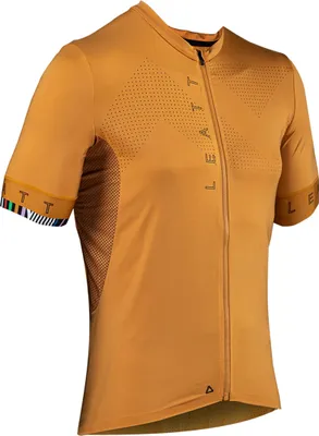 Zdjęcie produktu dla Koszulka rowerowa Leatt Mtb Endurance 5.0 z krótkim rękawem, pomarańczowa, rozmiar L, męska, pomarańczowa, L