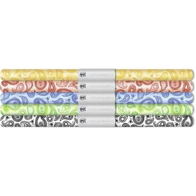 Produktbild von Transparentpapier Rolle 115g/qm 50x61cm Pailey 5 Motive sortiert VE=5 Stück