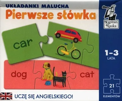 Obrázek produktu pro Angielski Pierwsze słówka Układanki malucha