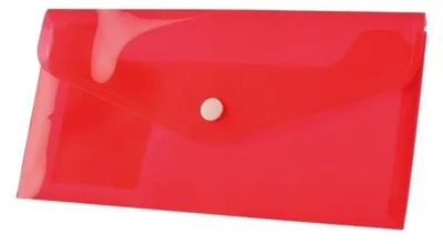 Productafbeelding van Kopertdoppen, kliksluiting, rood, 12 stuks