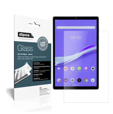 Produktbild von 1x Schutzfolie für Lenovo M10 Plus matt - Anti-Shock 9H Folie dipos Glass Kunststoffglas