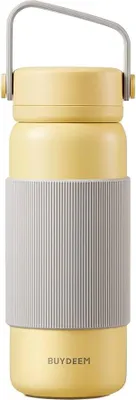 Productafbeelding van BUYDEEM thermoskan met infuuser, 400 ml, model CD1011, kleur: zachtgeel