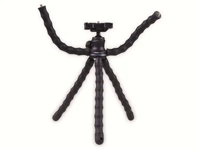 Zdjęcie produktu dla Statyw do vlogowania Doerr OCTOPUS (29-28,5 cm, 414 g, maks. 2 kg, głowica kulowa, 5 elastycznych ramion)