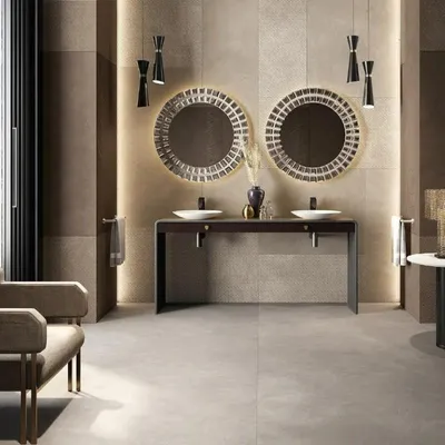 Imagen del producto de CASA39. Gres porcelánico de color beige uniforme. Dimensiones: 120x280 cm. Marca: La Fabbrica Ava Korium